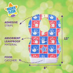Mighty Clean Baby Disposable Baby Bibs