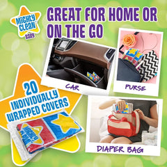 Mighty Clean Baby XL Disposable Toilet Seat Covers